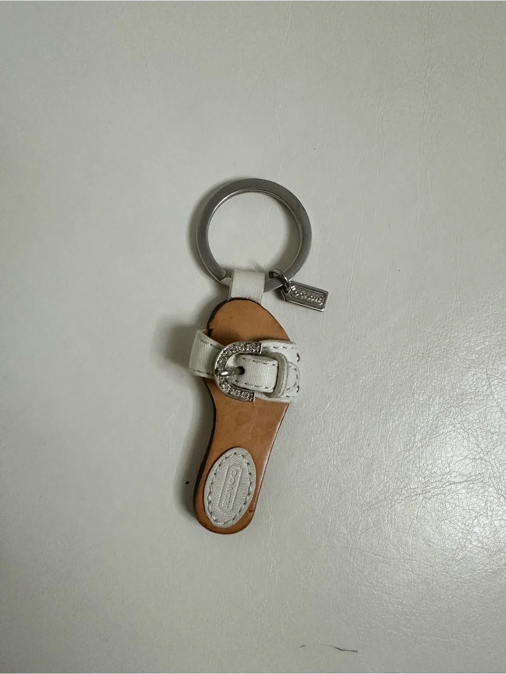 Coach flipflop keychain
